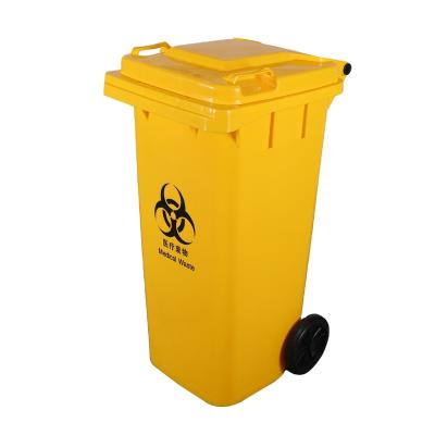 China Bio Sustainable Eco-friendly Organic Chemical Dangerous Medical Waste Bins for sale