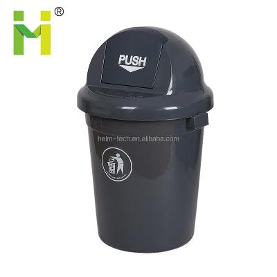 China 110L sustainable plastic wheeled recycling bin with lid for sale for sale