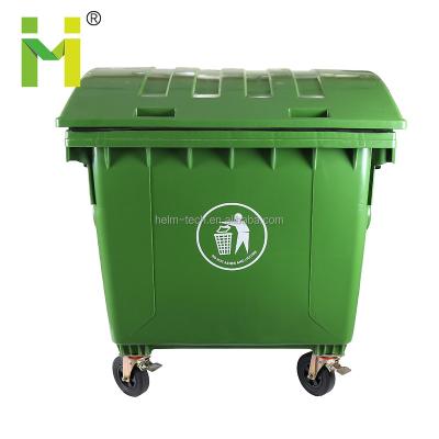 China 1200L Sustainable Hot Selling Plastic Trash Can Price for sale