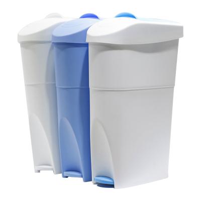 China Sustainable Colorful 18L Novel Shaped Sanitary Bin With Pedal For Sale for sale