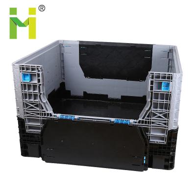 China High Quality Collapsible Collapsible Folding Container Pallet Plastic Folding Cartons Heavy Duty As Picture HMT 1217L Plastic/HDPE for sale