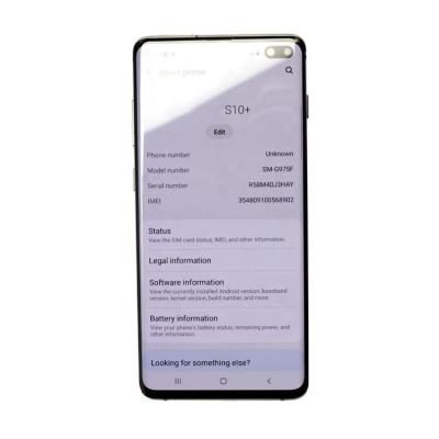 China Original Cheapest Non-removable Battery Price Second Hand Refurbished Unlocked Cell Phone Models All S10 S10+ S20 S21 for sale