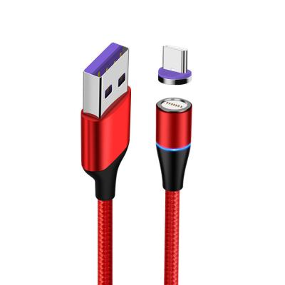 China MP3/MP4 Player 3 in 1 Magnetic Cable 360 ​​Degree Rotate Magnetic Data Line for sale