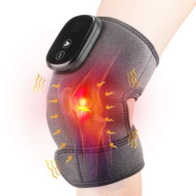 China Private Label Dropshipping Arthritis Heat Wrap Electric Passionate Vibration Physiotherapy Knee Massager With CE for sale