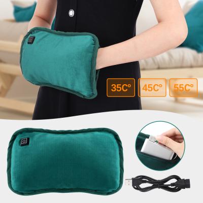 China Reusable Flannel Winter Hand Warmer Feet Puff Wrap USB Electric Hand Warmer Warmer for sale