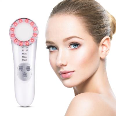 China Wholesale Private Label LED Photon Skin Wrinkle Remover Ultrasonic Lifting Anti Aging Skin Tightening Import Beauty Device for sale