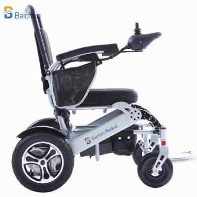 China Best Quality Fashionable Design Easy Operation Powerful Cheap Foldable Electric Wheelchair Lightweight Car for sale