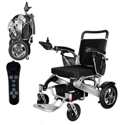 China 2022 Health Care Baichen Electric Wheelchair Medical Folding Remote Control Automatic Folding Electric Wheelchair for sale