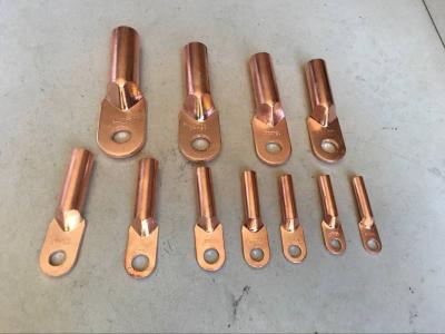 China High Wall Thickness Copper Ground Lug / Insulated Copper Crimp Terminals for sale