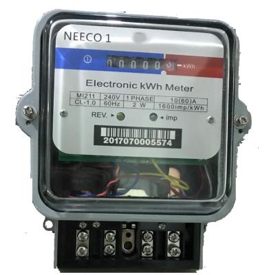 China DDS Type Static Single Phase Electronic Energy Meter With Good Reliability Feature for sale