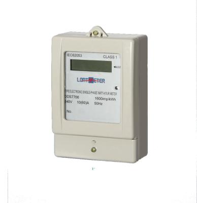 China 220V Single Phase Watt Hour Meter , Register 1 Phase Digital Energy Meter for sale