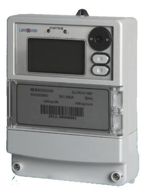 China Anti Theft Smart  Three Phase Induction Type Energy Meter With 6+2 LCD Display for sale