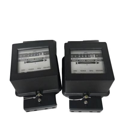 China NO Loading Mechanical Electric Meter With Aluminium Transparent Cover for sale