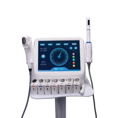 China Skin Tightening Professional 2 in 1 Vaginal Face Lift Machine Non Invasive Hifu 3d Wrinkle Removal Machine for sale