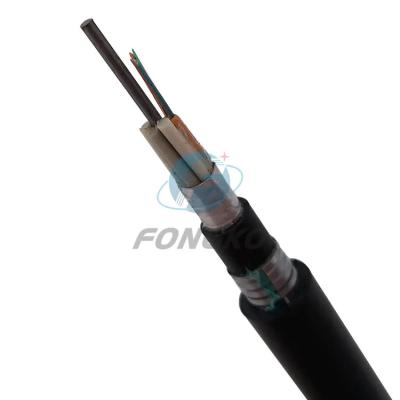 China ADSS Fiber Optic Cable Self Supporting 48 96 120 144 Cores Span 60m 100m 120m zu verkaufen