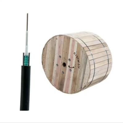 中国 GYXTW Fiber Optic Cable 6 12 24 Cores Optical Outdoor Cable 販売のため