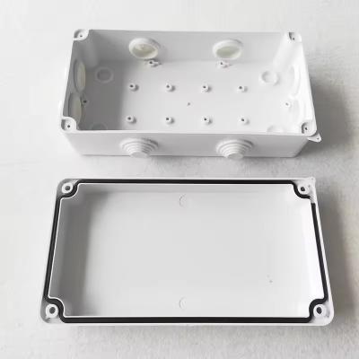 China 200*100*70mm ABS à prova de intempéries, plástico branco IP65 8pcs D25mm Portos de cabo 8 Gaskets Junction Box à venda