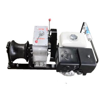 China FONGKO 5 Ton Gasoline Engine Hoist Winch Portable Winch Gasoline Engine Winch for sale