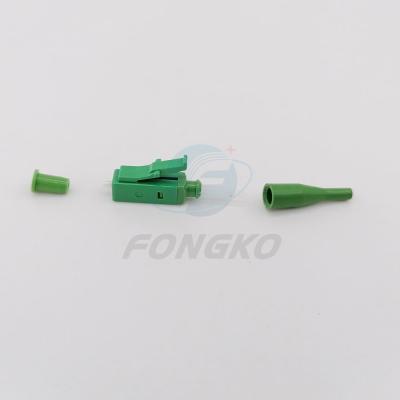 China Conector óptico de Lc/APC de la fibra óptica del conector del equipo del OEM del solo modo de la fibra de alta calidad del simplex 0.9m m en venta