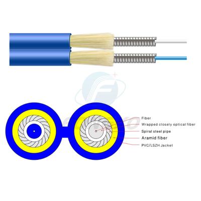 Chine Câble optique blindé duplex Gjsfjbv de fibre de G655 4mm pour la distribution d'intérieur à vendre