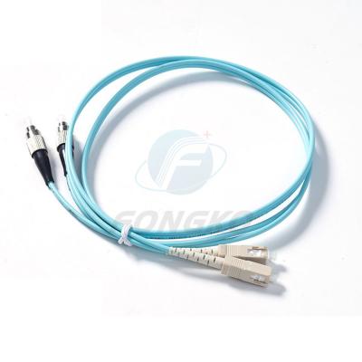 China 3 Meter betreiben der Faser-Om3-150 Verbindungsstücks Sc Fc Lichtleiterkabel-Jumper Patchcord And Pigtail With-Lc in mehreren Betriebsarten zu verkaufen