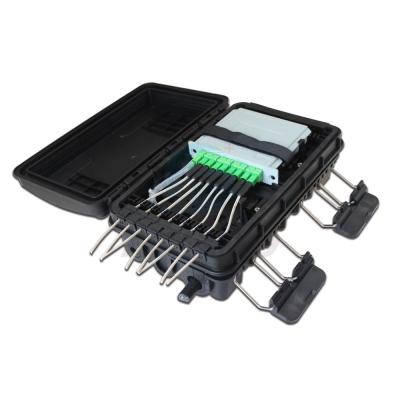 China Waterproof Fiber Optic Splice Closure Connection Box 1x8 LGX Splitter for sale