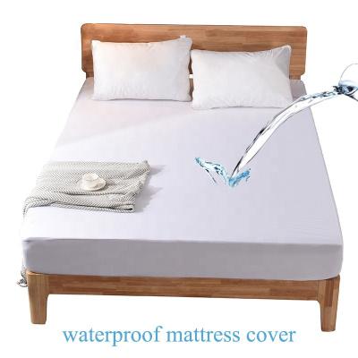 China China factory cheap polyester fabricwaterproof mattress cover white zipper anti mite for sale