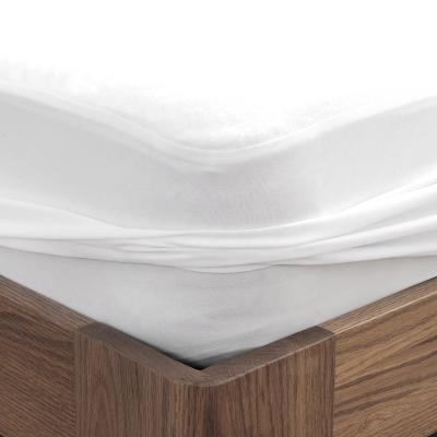 China Terry Cloth Anti-Dust Mite Waterproof Mattress Protector Super Queen Size Waterproof Mattress Cover for sale