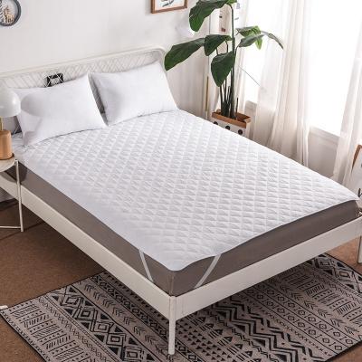 China Hot Selling Waterproof Amazon Quilted Microfiber Bed Mattress Protector/Baby Crib Waterproof Home Textile Queen Bed Cover for sale