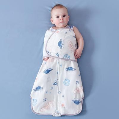 China Amazon Hotsale Breathable Summer Super Cool Newborns Sling Sling Bear Knitted Baby Sleeping Bag for sale