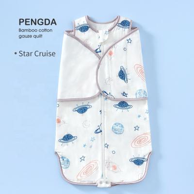 China Wholesale Bamboo Breathable Muslin Toddler Sleep Sack OEM Muslin Baby Sleeping Bag Cotton Summer Baby Breathable Soft Organic Sleep Sack for sale