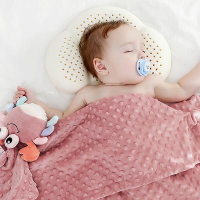 China Anti-static Heavy Winter Cotton Muslin Custom Baby Wrap Fleece Blanket for sale