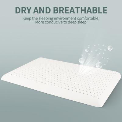 China 2022 China Supplier Anti-static Soft Comfortable Soft Sleep Heathly Contour Sleep Breathable Natural Latex Pillow for sale