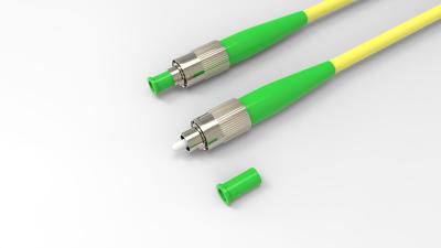 China FC APC naar FC APC Fiber Optic Patch Cord PVC LSZH Fiber Optic Patch Cord Te koop