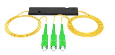 China Sc APC Upc Singlemode Fiber Optic 1X2 Coupler FTTH Cassette Type Optical Ftb Splitter for sale