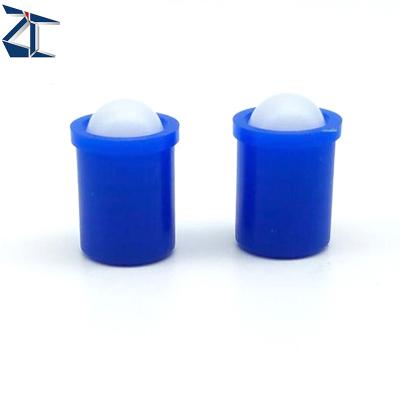 China GN614- KD Machinery RTS Short Press-Fit Ball Plunger Ball Spring Plunger Housing And Plastic Ball Plastic Short for sale