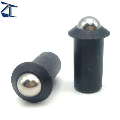 China ZFNB&ZFNT Press Fit RTS Machines ZFNB&ZFNT Steel Knurled Thumb Pom Pom Pogo Pin Spring Ball Plunger for sale