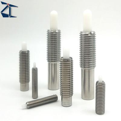 China RTS Machinery ZPJLSK M3~M16 Metal Lock Positioning Screw Plunger Spring Nylon Screw Nut for sale