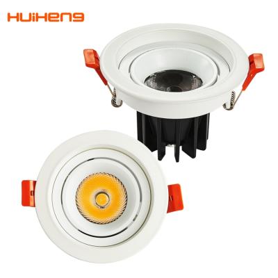 China High quality 5w 7w 9w hotel home adjustable square frame theme park ceiling spot light recessed led spotlight for sale