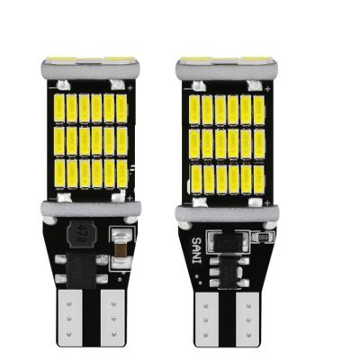 China Universalauto führte Rücklicht und Blinker bulbT15 4014 45smd 12-24V zu verkaufen