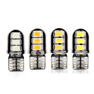 China T10 Car Led Width Car Side Marker Light 2835 6smd  DC12V 194 W5W for sale