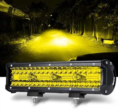 China 6D Reflector Off Road LED Light Bar 4x4 12V 24V Single Row Automotive LED Light Bar Te koop