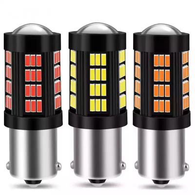 China 1157 1156 4014 66 SMD LED Brake Light Carros de marcha atrás lâmpadas LED interiores Auto Canbus à venda