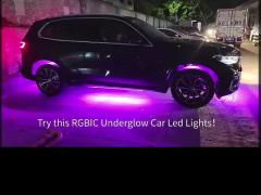 APP/Remote Control Car Underflow Light Kit RGB Underbody Underflow Car Atmosphere Flexible Under Glo