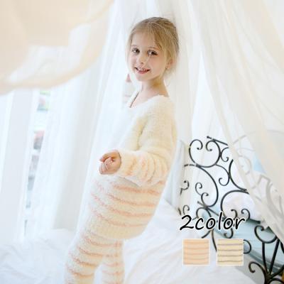 China Breathable High Quality Little Girl Long Sleeve Sleep Wear New Style Piece To Use Cute Design Pajamas for sale