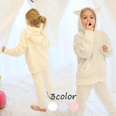 China Breathable cute style little girl sleeping to wear high quality children's room use new design pajamas for sale