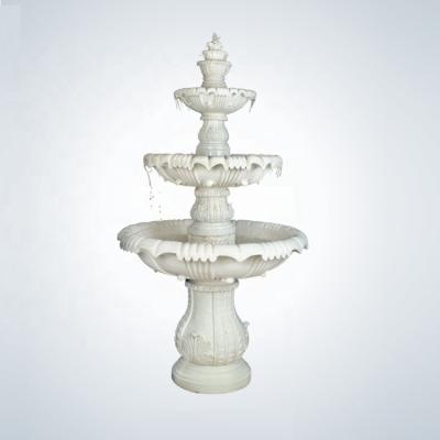 China Best Design European Style Home Outdoor Garden Decorative Marble Water Fountain for sale