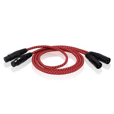 China High Fidelity DVD Player Cable YYTCG XLR 3 Pin 2 XLR Male To 2 XLR 3m 5m Female Audio Cable 1m 2m for sale