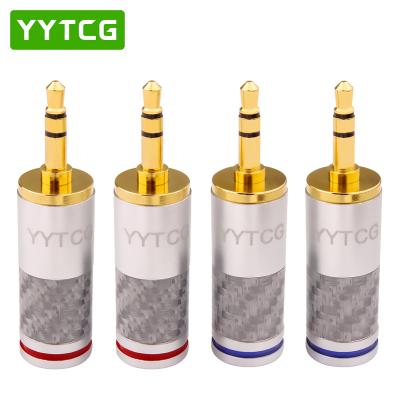 China audio & YYTCG Audio Video Male Audio Jack 3.5mm Video Jack Electroplated Bright Chrome Phone Shell for sale