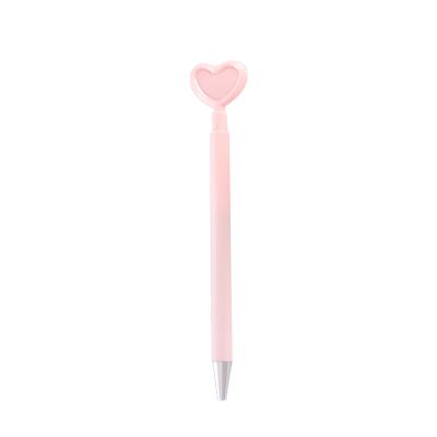 China Office & Promotional Pen Supply Gift Girl Kawaii Cute Pink Heart Gel Pen Signature Pen School Office for sale